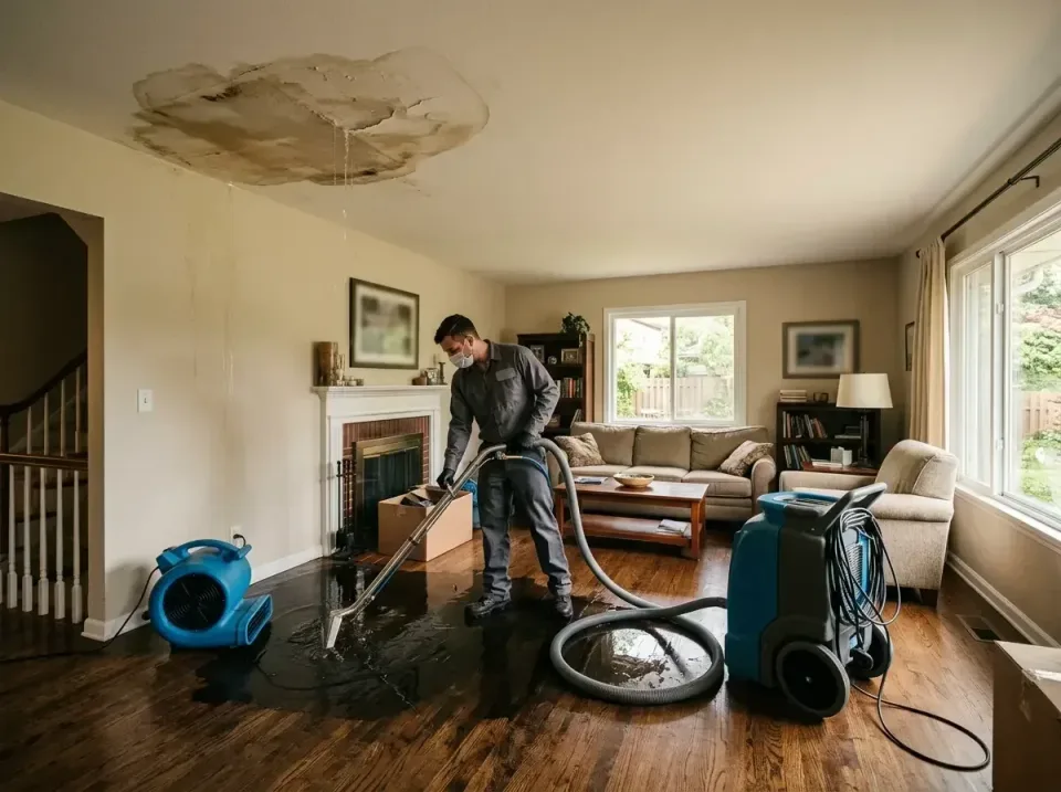 attic-pipe-burst-ceiling-drip-008 — frequently asked questions, Water Damage Restoration & Carpet Care in Boulevard Park, WA